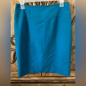 Worthington pencil skirt size 6 turquoise